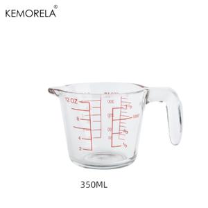 TEMU KEMORELA 1개 다기능 유리 계량컵 (눈금 및 손잡이 포함), 고온 내성, 전자레인지 사용 가능, 우유 데우기, 라면 조리, 샐러드 만들기, 베이킹, 파티에 완벽, 가정 및 주방 필수 도구