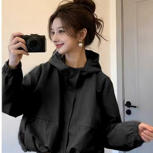 TEMU 2026 봄/가을 신상 아우터웨어, 패셔너블하고 활용도 높은 상의, 루즈핏 헤비크래프트맨십 자켓, 봄/가을 재킷