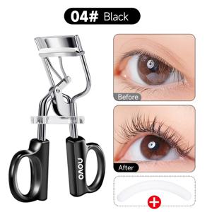 TEMU 1개 휴대용 속눈썹 컬러 및 1패드, 스테인리스 스틸 곡선 핸들 속눈썹 컬러, 컬링 & 셰이핑, 속눈썹에 부드러움, 속눈썹 연장용, 사용하기 쉬우며 눈에 안전, 여성 속눈썹 강화에 적합, 초보자용 속눈썹 컬러