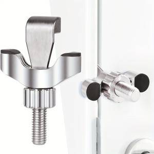 TEMU 휴대용 도어락, 도난 방지 잠금 장치, 추가적인 사생활 보호와 안전을 위한 여행용 도어락, 호텔 아파트 학교용 홈 보안 도어 로커