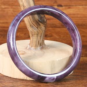 TEMU 다재다능한 천연 라벤더 드림이멜라이트 좁은 쿠즈라이트 라이트 퍼플 팔찌