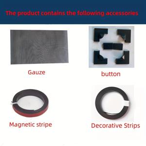 TEMU 검은색 자석 모기장 1개, 모기 퇴치용으로 설계되었으며, 자석 잠금 장치, 간편한 설치, 다양한 창문에 적합, 홈 데코 향상