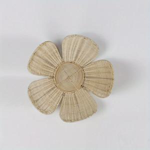 TEMU 1개 수제 직조 꽃 벽 장식 – 러스틱 노르딕 스타일, 재활용 목재, 거실/침실/호텔용 인도어 월 아트, 환경에 무해한 자연의 추가, 호텔 룸 액센트, 공예 기술