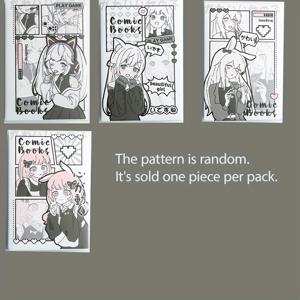 TEMU 한 장의 아코디언 스타일 노트북 - 300g 무지 종이 25장. 만화, 시퀸셜 일러스트레이션, 핸드메이드 스크랩북 제작에 적합하며 긴 이야기, 다이어리 및 메모 기록에도 사용 가능. 사진 앨범으로도 활용하여 추억을 담아보세요