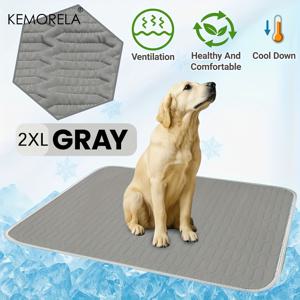TEMU KEMORELA [2026년 업그레이드] 고양이 및 강아지용 여름 쿨링 매트 및 슬리핑 패드 - 땀 흡수 - 여름 내내 쿨하고 편안하게 유지하도록 합니다 - 소형, 중형 및 대형 고양이 및 강아지에게 적합