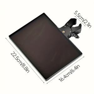 TEMU 트레이 홀더가 있는 조절 가능한 마이크 스탠드, 라이브 스트리밍 및 녹음에 적합한 다용도 추가 장비, 노래방, 녹음 스튜디오, 팟캐스트 및 음악 스탠드에 적합