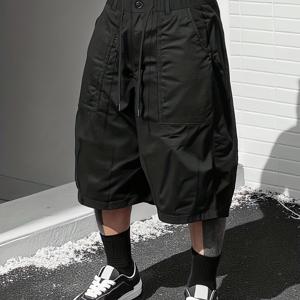 TEMU 남성용 루즈핏 반바지, 캐주얼 루즈핏 반바지, 캐주얼 반바지, 카고 팬츠, 기능성 팬츠, 멀티 포켓 팬츠, 3/4 기장 반바지, 남자친구 선물, 스타일리시 팬츠, Y2K 새해 선물