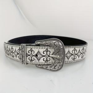 TEMU 새로운 아메리칸 빈티지 스타일 여성용 벨트, 유럽 및 미국 스타일 화이트 벨트, 한국판 활용도 높은 청바지 벨트, 인스타 스타일 트렌디한