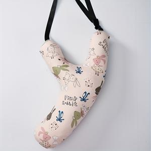 TEMU 1개 자동차용 Y자형 목베개 수면 쿠션 조절 가능한 안전벨트 어깨 패드 - 장거리 운전용, 성인용