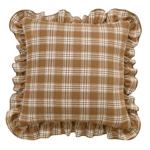 TEMU 1개 컬러 체크 레이스 엣지 베개 커버 (베개 속통 미포함), 레트로 영국 북유럽 스타일 쿠션 커버 파티 데일리 거실 침실 leaned 베개 커버 홈 패브릭 장식