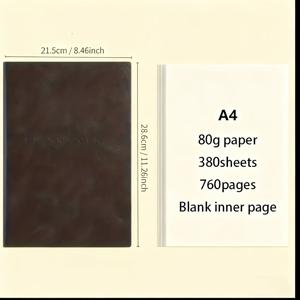 TEMU A4 소프트 커버 무지 노트, 저널, 드로잉 & 스케치용, 성인, 및 작가를 위한 창의적인 미술 책