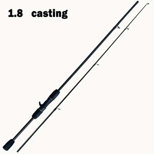 TEMU 인기 있는 필수 아이템: 초경량 카본 낚싯대 1.8미터, 캐스팅 릴용 해양 낚시 설계, 고강도 및 경량으로 무거운 야외 물에서 낚시에 적합