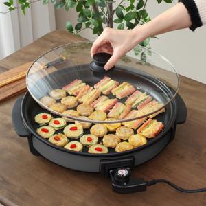 TEMU 디라이프 초대형 47cm 전기그릴 피자팬 전기팬 파티팬