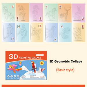 TEMU 스티커 퍼즐 그림책 - 성인을 위한 창의력 및 운동 능력 개발 교육 활동 책, 동물, 모양, 색상 포함 - 생일, 크리스마스, 할로윈을 위한 훌륭한 선물 옵션 - 재사용 불가능한 스티커