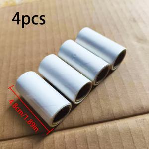 TEMU 미니 린트 롤러 호환용 교체용 롤 페이퍼 - 옷, 가구, 애완동물 털 제거기용 떼어내는 시트, 강력한 접착성 종이 리필이 있는 휴대용 접착식 롤러, 보푸라기 제거 도구용 즉시 접착 시트