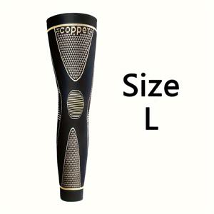 TEMU 1개 구리 긴 압박 슬리브, 남녀 공용 무릎 보호대, 농구, 배구, 럭비, 소프트볼, 야구, 골프, 러닝, 하이킹 및 야외 스포츠에 적합, 야간 사용에 적합, 가족 및 친구를 위한 완벽한 선물