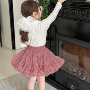 TEMU 명절 선물 루오리타 스커트, 귀여운 공주 케이크 스커트, 생일 선물, 어린이날 카니발 댄스 스커트