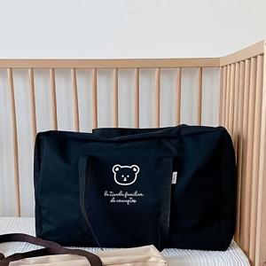 TEMU 임산부 및 패션 육아 가방 1개, 핸드백, 다기능 캔버스 가방, 임산부 가방, 엄마용 숄더백, 핸드백