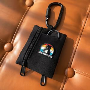 TEMU 미니 지갑 스포츠 카드 홀더 다기능 키 파우치 ID 동전 지갑 은행 카드 홀더 학생 넥 파우치