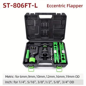 TEMU 최신 구리 파이프 확장기 세트, 고품질 미터법 및 인치 튜브 확장기, 에어컨 냉장고용 (구리 파이프 파이프 리머 튜브 플레어링 도구 6-19mm 1/4-3/4인치)|중고에어컨