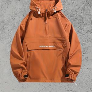 TEMU 남성용 후드 스웨트셔츠 봄 가을 겉옷 재킷