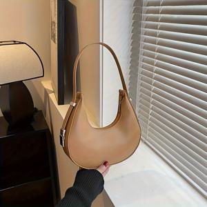 TEMU 새로운 트렌디한 다용도 프렌치 스타일 니치 여성 가방, 고급스러운 질감의 패션 숄더백 겸 겨드랑이 가방