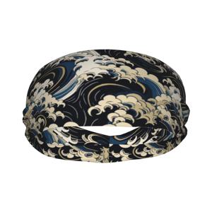 TEMU 일본식 웨이브 스포츠 헤어밴드