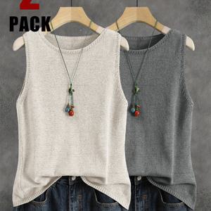 TEMU TD9841T5 솔리드 컬러 여성용 여름 얇은 스타일 일본식 레트로 레이어드 숏 크롭탑 투피스 세트