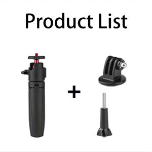 TEMU 1/4 유니버설 휴대용 핸드헬드 삼각대 DJI 오스모 포켓 3 미니 셀카봉 스포츠 카메라 마운트 연장봉 X5 액세서리