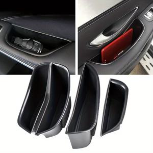 TEMU C급 W205 2015-2021, W205 GLC X253 2016-2022 4도어 핸들 수납함 4개입, 자동차 용품