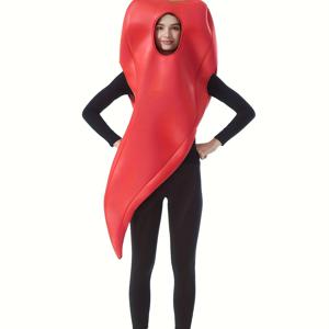 TEMU 한 사이즈 할로윈 칠리 코스튬 (성인용)