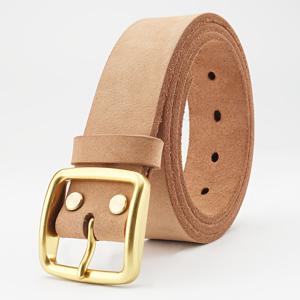 TEMU 남성용 카멜 가죽 벨트, 펑크 스타일 디자인, 캐주얼 바지 및 청바지에 적합, 사계절용 다용도 액세서리, OEM 디자인, 단품 판매