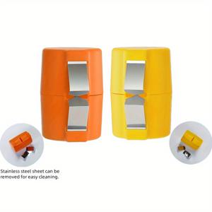 TEMU 고품질 식품등급 휴대용 빠른 계란 껍질 벗기기 도구 2개 세트, 쉬운 계란 껍질 분리기, 계란 껍질 깨개, 계란 털자, 달걀 흰자 분리기, 주방용 계란 오프너, 익지 않은 계란과 삶은 계란용, 주방, 식당, 야외용으로 적합한 주방용 빠른 껍질 벗기기용품