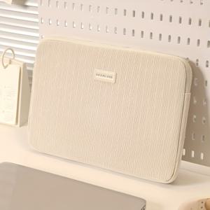 TEMU 14인치 노트북 슬리브, 비즈니스 여행용 휴대용 코듀로이 노트북 내부 가방