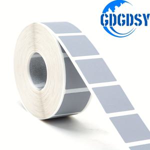 TEMU 1000개 GDGDSY 자체 접착식 스크래치 스티커 - 0.78인치 정사각형 필앤윈 복권, 쿠폰, 게임 나이트 카드 - 파티, 프로모션, 웨딩 파보어용 DIY 공예 라벨 (쉬운 스크래치 오프 공개)