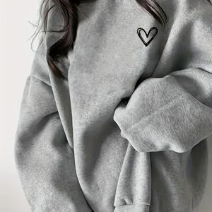 TEMU 레이지 스타일 루즈 코리안 오버사이즈 니치 롱슬리브 패션 캐주얼 탑