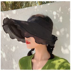 TEMU 린넨 돌돌이 썬캡 / 버킷햇 챙모자 여름모자 자외선차단 휴대용모자 돌돌이모자