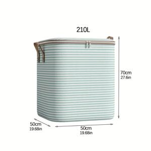 TEMU 1개 넉넉한 수납 가방, 부직포 원단으로 제작되어 옷장 또는 옷장 정리에 적합합니다. 퀼트, 옷, 장난감 보관, 침대 밑 수납에 적합합니다.