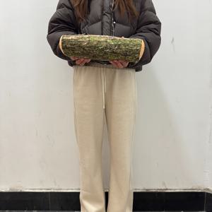 TEMU 대형 나무 베개 캐빈 장식용 - 자연 베개 나무 줄기 나무 긴 원형 던지기 베개 3D 프린트, 테리안 룸 데코 숲 테마 우디랜드 침실 소파용