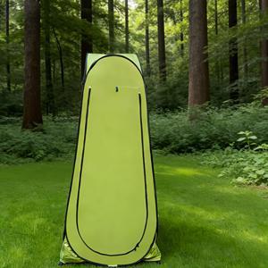 TEMU 야외용 휴대용 일회용 퀵개방 샤워 텐트, 밀리터리 그린 신속 설치 파크 텐트, 해변 캠핑 및 비치 텐트, 휴대용 화장실 텐트, 사계절용 자외선 차단 및 방풍 낚시 텐트, 개인 캠핑 텐트