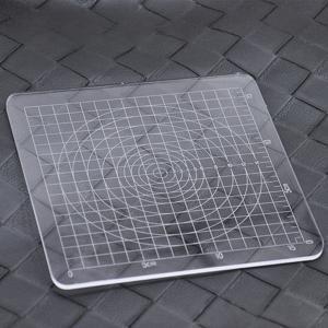 TEMU 투명 아크릴 템플릿 사각형 엠보서 1개, 폴리머 클레이 매트, 도예용 점토 보드 도구, DIY 공예 몰드