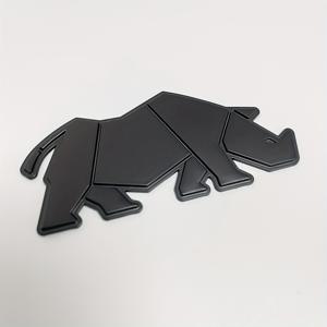 TEMU 차량용 싱글팩 메탈 코끼리 배지, 차체용 사이드 스티커, 후면 장식 스티커, 연료 캡 장식 스티커, 부드러운 메탈 엔드로 차량 스타일 향상