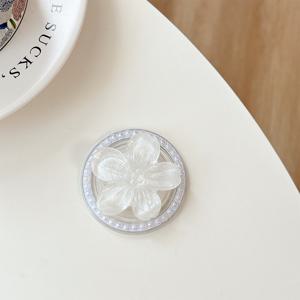 TEMU 마그네틱 입체 고양이 발톱 휴대폰 에어백 거치대, 매그세이프 호환 텔레스코픽 링, 한국식 심플하고 창의적인 스타일