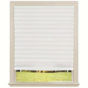 TEMU 1개 무선 암막 루버 커튼, 플리츠 커튼, 임시 휴대용 커튼, 거실 사무실 가정 장식에 적합