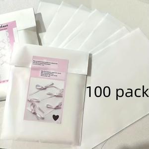 TEMU 3.9X6.7인치 고체 유리 페이크스 종이 봉투 30/50/100개입, 집에서 선물, 생일, 파티 및 결혼식에 완벽