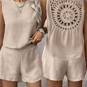 TEMU 여름 여성용 민소매 의상