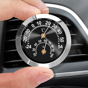 TEMU 자동차/자동차 내장용 비전기식, 비자성, 5cm/1.97인치 자동차 대시보드, 계기판, -24°C~54°C 자동차 변속기 온도 게이지, 온도계/습도계, 온도 감지, 장식품, 자동차 내장 액세서리, 자동차 내장 장식, 자동차, RV, 실내/실외용, 자동차 장식품, 선물, 선물용, 가정, 사무실, 온실, 야외용