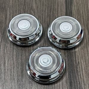 TEMU 전기 휴대용 면도기용 예비날 1개/2개/3개 세트, 남성용 캡슐 쉐이버 교체용 블레이드, 다양한 미니 면도기에 적합, 업그레이드된 듀얼 링 메쉬 날, 스테인리스 자가 연마형 - 최고의 아버지의 날 선물