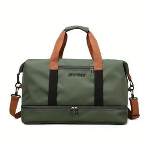 TEMU 두꺼운 옥스포드 원단으로 제작된 대용량 독립형 신발 수납공간이 있는 피트니스 가방, 여행, 학교, 피트니스에 적합한 핸드백