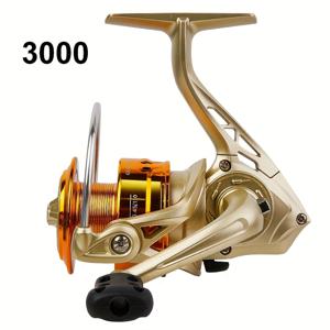 TEMU BILLINGS AB1000-7000 시리즈 스피닝 낚시 릴, 5.2:1 기어비, 8KG/18LB 최대 드래그, 경량 스풀, 접이식 로커 암, 담수 및 해수용 부드럽고 민감한 낚시 태클